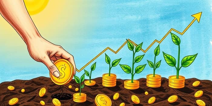Invest consistently through dollar-cost averaging